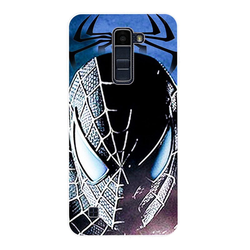 LG K8 K10 2016 2017 X Power Q6 Q8 V20 Stylus 2 Plus 3 V30 Spiderman pattern-2 Soft Silicon Case Cover