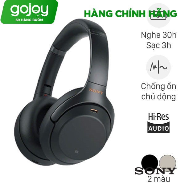 Tai nghe sony WH-1000xm4 không dây chống ồn chủ động 2 màu đen trắng- Bảo hành 12 tháng chính hãng