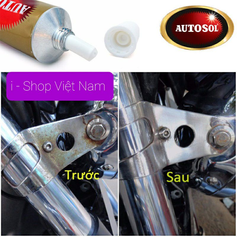 Đánh Bóng Kim loại Autosol Dùng Cho Inox Nhôm Đồng Dung Tích 75ml