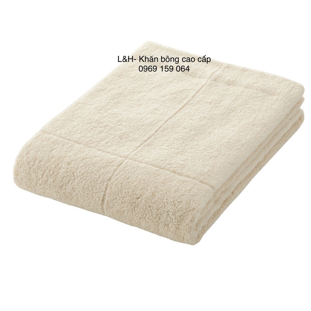 Khăn mặt xuất nhật Muji Organic, KT 34x35cm