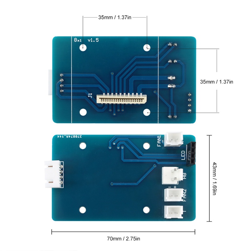 Phụ Kiện Bảng Mạch PCB Máy In 3D + Dây Cáp 24-pin