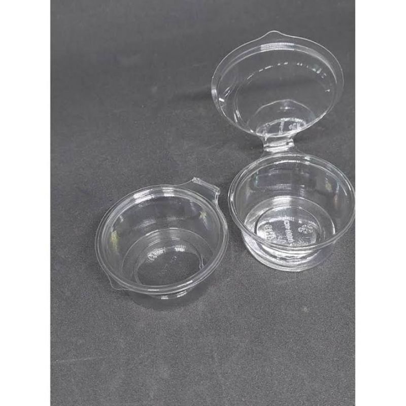 Hủ nước chấm, hủ sốt 1oz , 2oz, 4oz = 120ml nắp liền, nhựa PET trong, Lốc 50 cái