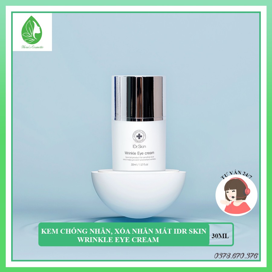 [GIẢM GIÁ] Kem dưỡng mắt IDr Skin_ IDr Skin Wrinkle Eye Cream giúp loại bỏ nếp nhăn mắt, nhăn vùng cổ, nhăn khóe cười…