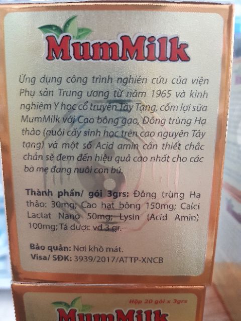 ✅ CỐM LỢI SỮA MUMMIL