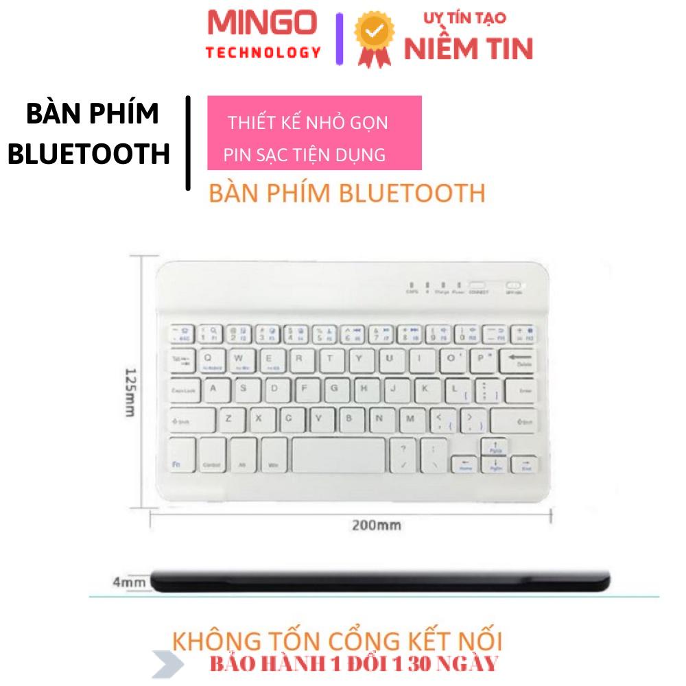 Bàn phím Bluetooth không dây mini cho Ipad Apple Iphone điện thoại / máy tính bảng Android Windows IOS 7" 8" 9 "10"