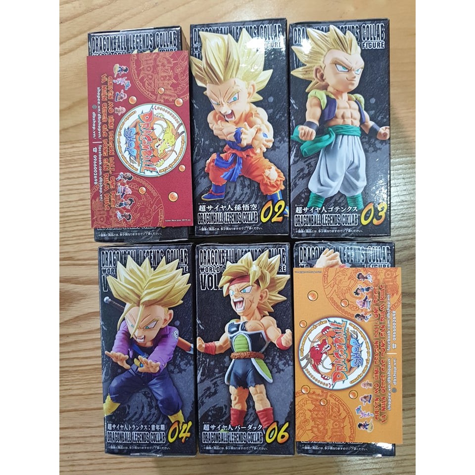 Mô hình Dragonball chính hãng -  WCF Legends Collab vol.1