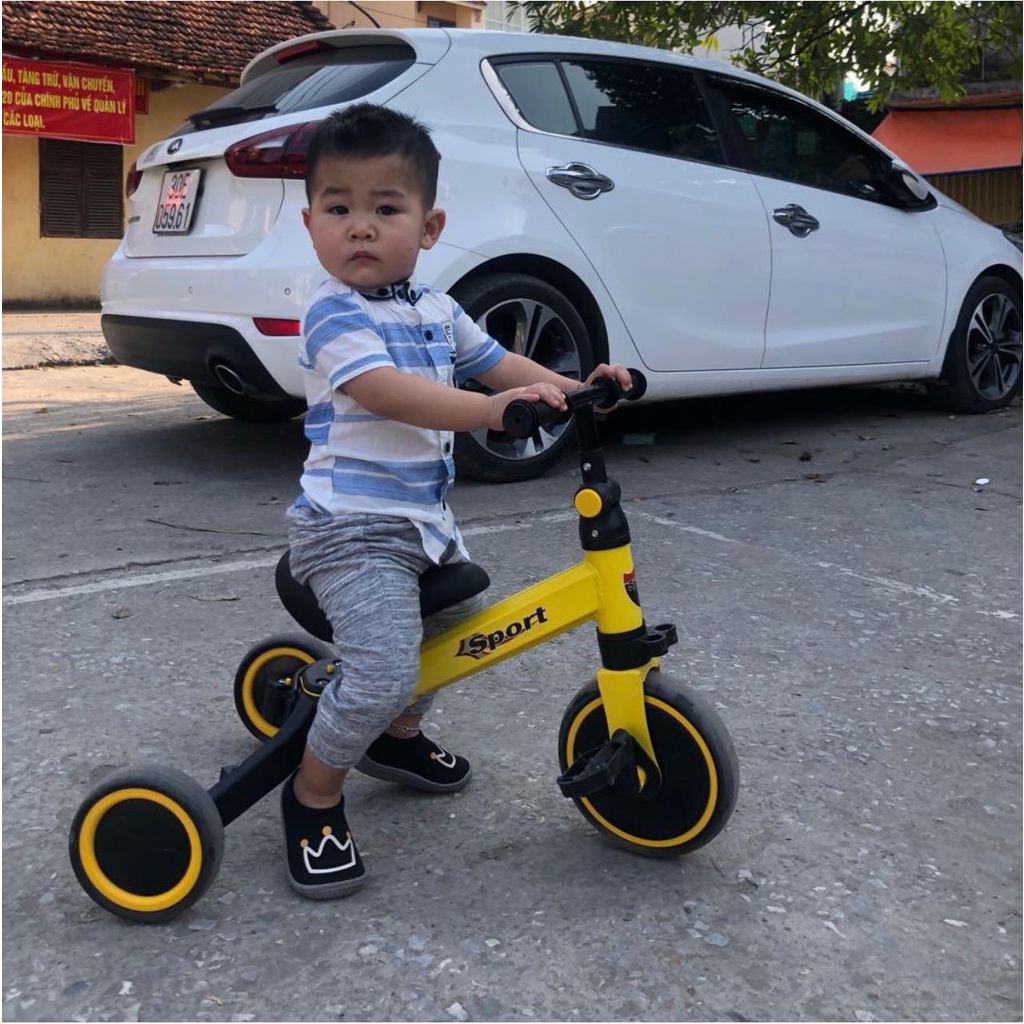 Xe Đạp 3 Bánh, Xe Chòi Chân SPORT 3:1 Cho Bé Từ 1-5 Tuổi.Hàng Chính Hãng.Bảo Hành 1 Năm