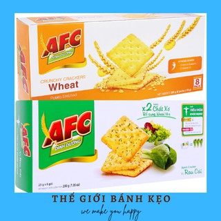 Bánh cracker AFC Dinh Dưỡng hộp 200g