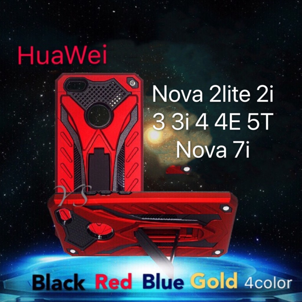 Ốp điện thoại phong cách Người Máy Biến Hình có giá đỡ chống sốc dành cho Huawei Nova Series 2Lite 2i 3i 3 4e 4 5t 7i