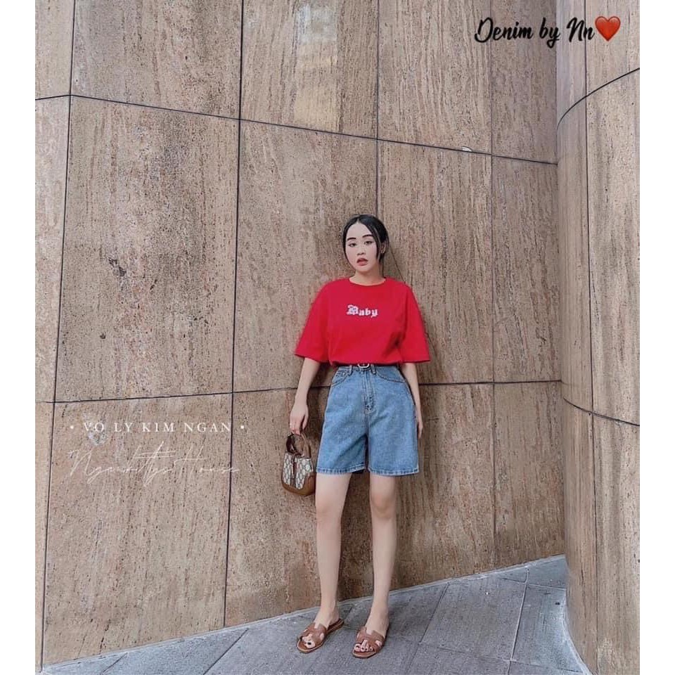 Quần bò sooc ngố 3 màu trẻ trung lịch sự | BigBuy360 - bigbuy360.vn