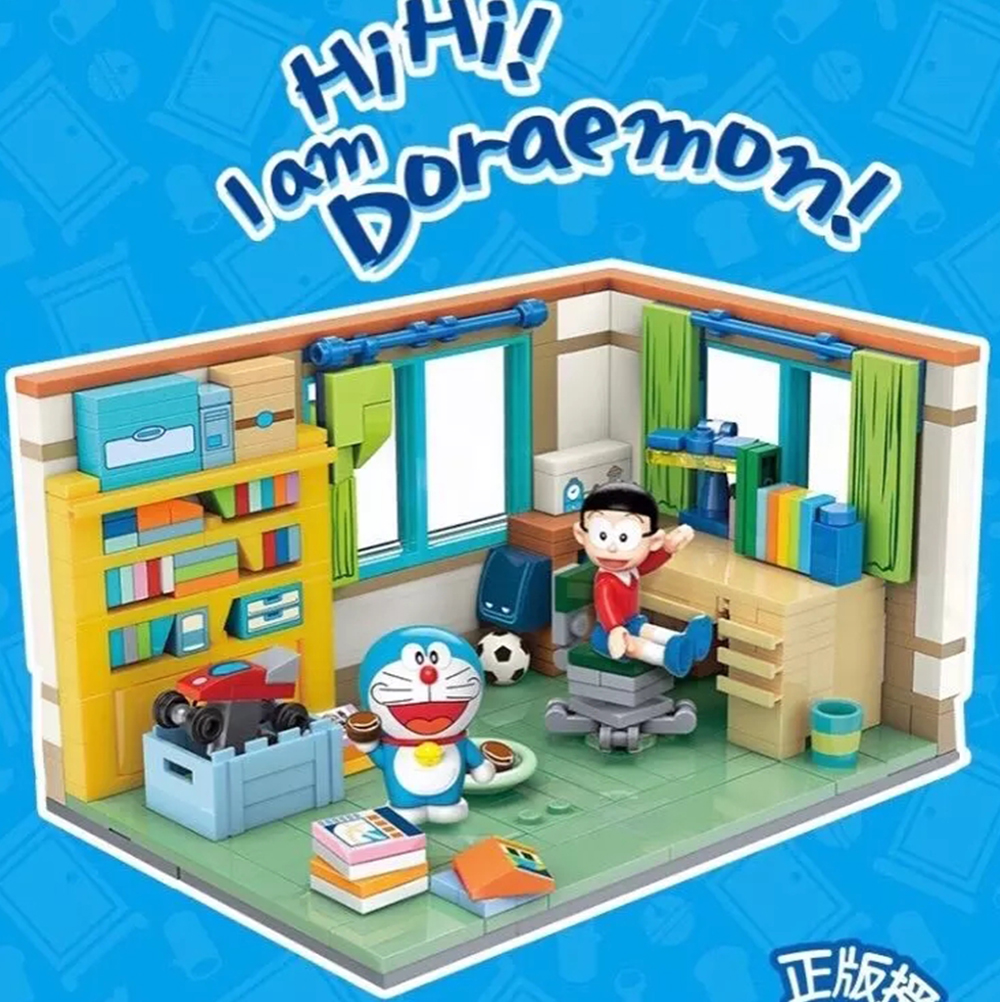 Bộ 5 Mô Hình Doraemon Đồ Chơi Sáng Tạo Cho Bé