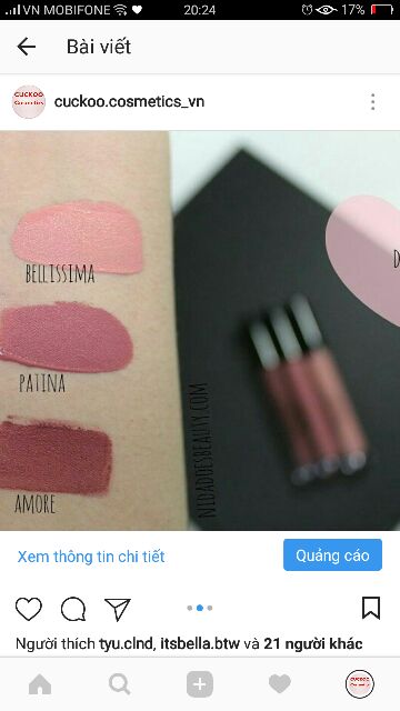 SON KEM LÌ STILA FULL SIZE