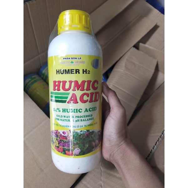 phân bón Acid humic 14% Grow More Mỹ 1 lít