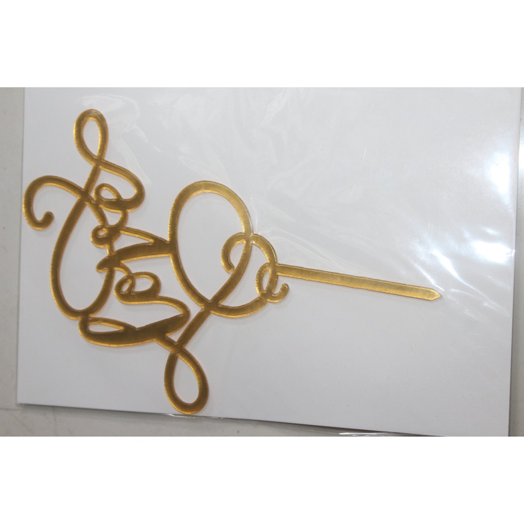 Chữ gắn bó hoa LOVE VÀ HBBD