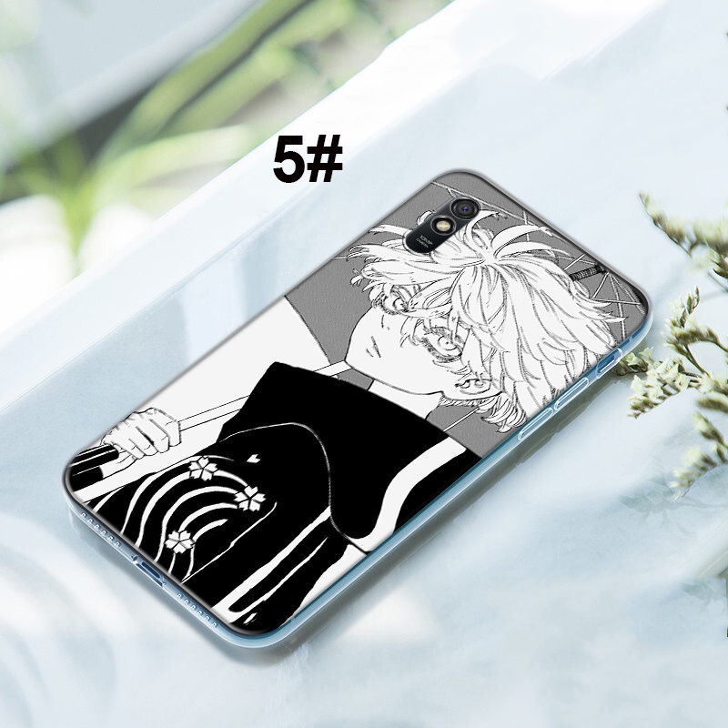 Ốp điện thoại silicone mềm trong suốt hình Kawaragi Senju Tokyo Revengers cho Samsung Galaxy S10E S10 S9 S8 Plus S10+ S9+ S8+ S7 Edge