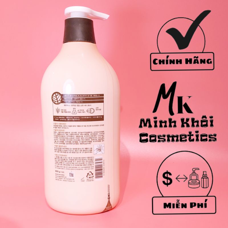 Sữa tắm dưỡng thể Happy bath 900ml Hàn Quốc