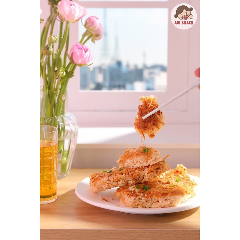 Cơm cháy siêu vị - Cơm cháy chà bông ABI Snack & SB Hood | BigBuy360 - bigbuy360.vn