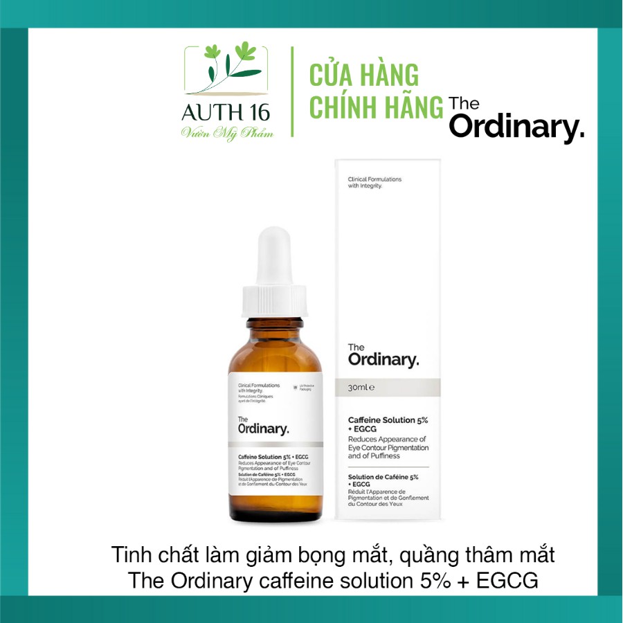 [Bill hãng] Serum mắt Caffeine Solution 5% + EGCG - The Ordinary