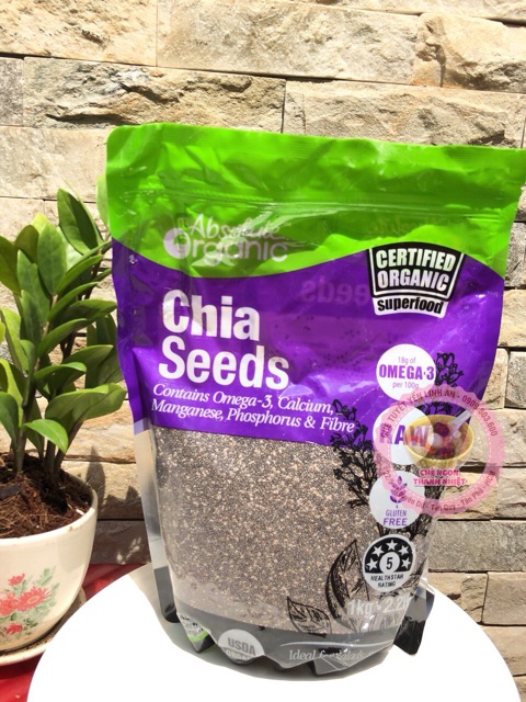 Hạt chia Úc Organic Chia Seeds 1kg