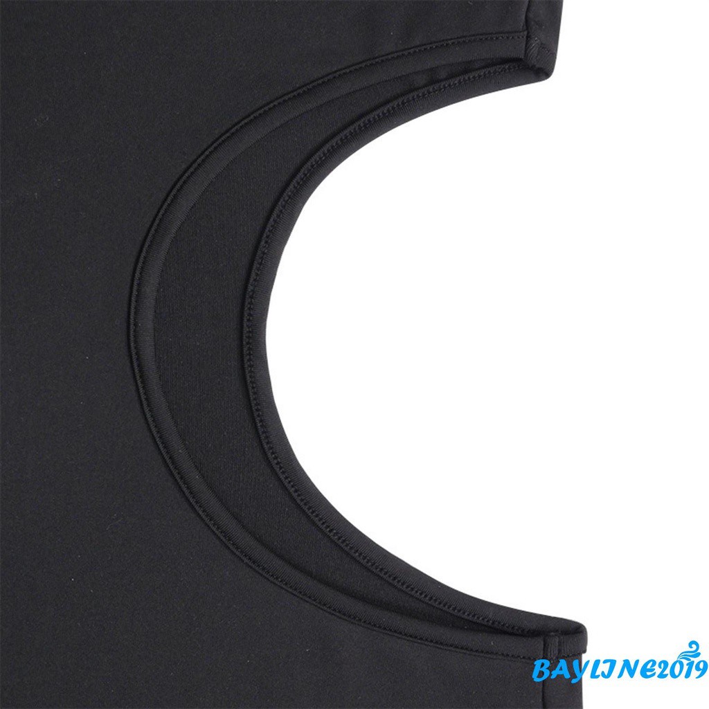 Đầm Ôm Sát Nách Cổ Tròn Màu Đen Trơn Gợi Cảm Cho Nữ