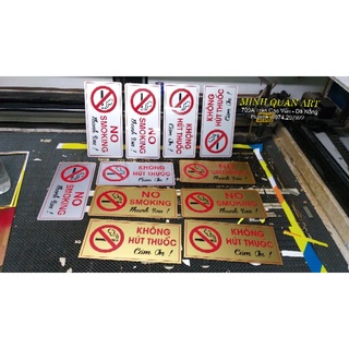 Bảng no smoking không hut thuốc