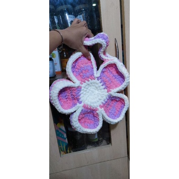 Túi len hoa cúc Handmade Len Nhung Loang - Bloom daisy flower bag