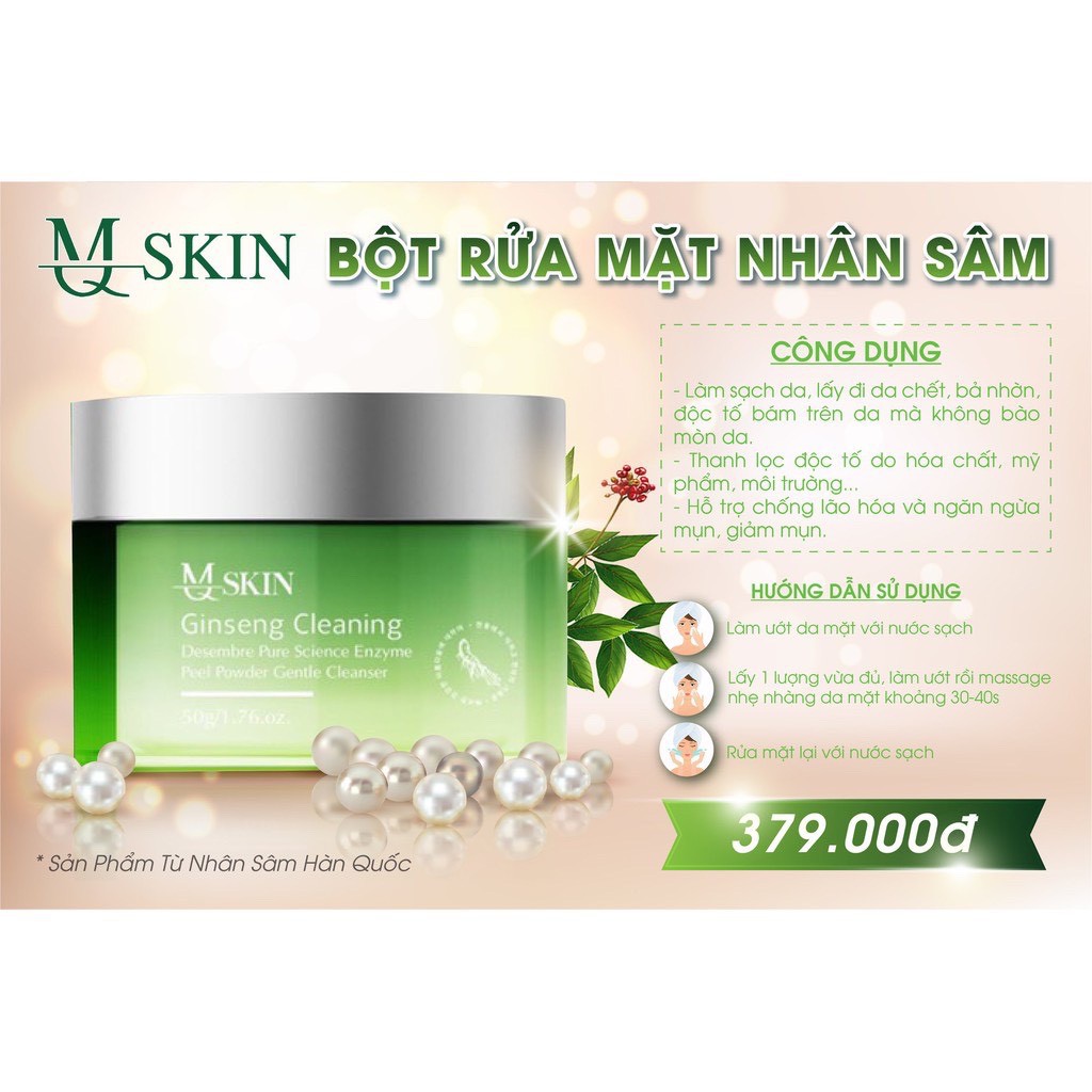 BỘT RỬA MẶT NHÂN SÂM MQSKIN | BigBuy360 - bigbuy360.vn