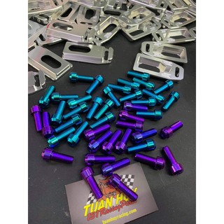ốc titan gr5 10x25 trụ bắt chân kiếng các loại xe yamaha honda vario click ex sonic winner satria raider
