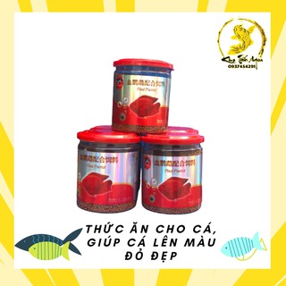 Thức ăn cá hồng két, giúp cá lên màu đỏ đẹp Red Parrot 260 gram