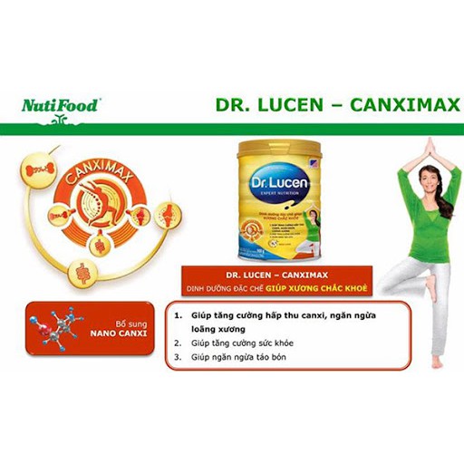 Sữa Dr.lucen Canxi Lon 900g [ date mới nhất ]