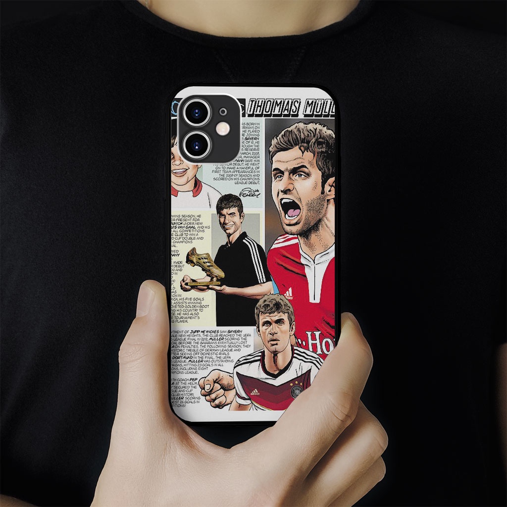 Ốp lưng thomas muller poster collage pro 13 11 12 promax 7 8 plus xs X Xr  ART20222667