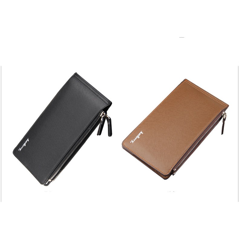 Ví dài nam HUTALEATHER 2 khóa ngoài kết hợp khóa nút bấm thời trang phong cách VNA49