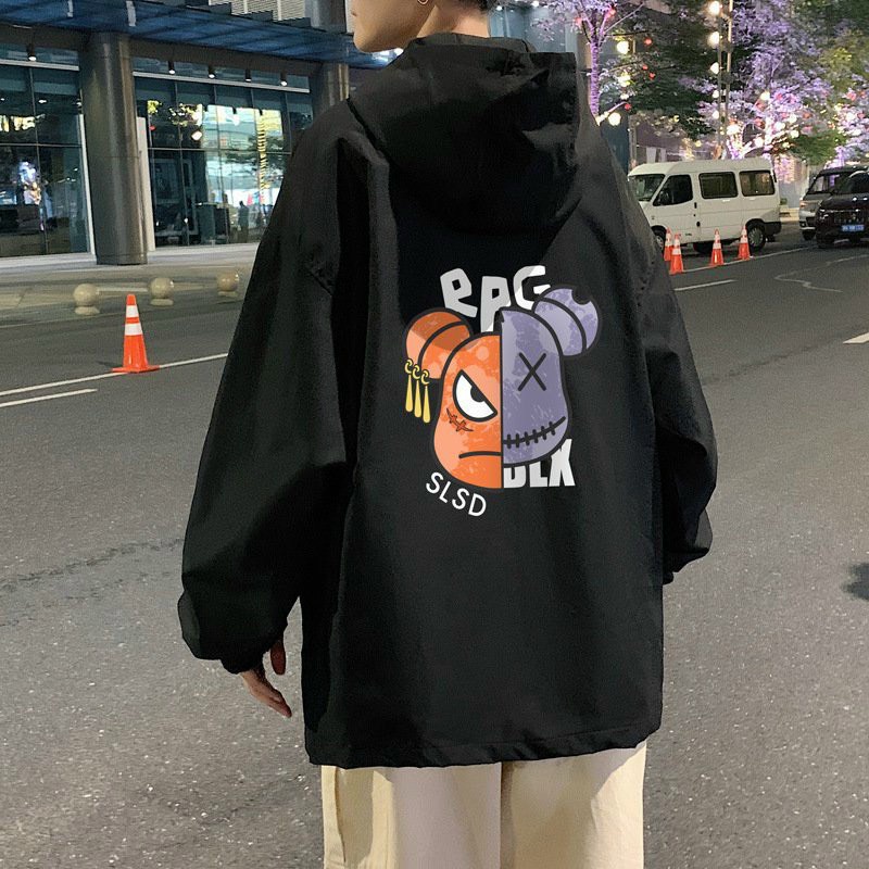 Áo khoác dù dành cho cả nam và nữ, chất dày dặn form rộng thoải mái