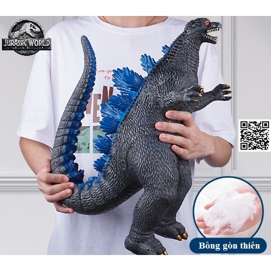 Mô hình khủng long Godzilla Gojira Siêu bự khoản 80Cm rây xanh trạng thái chuẩn bị tuyệt chiêu King of the Monsters 1578