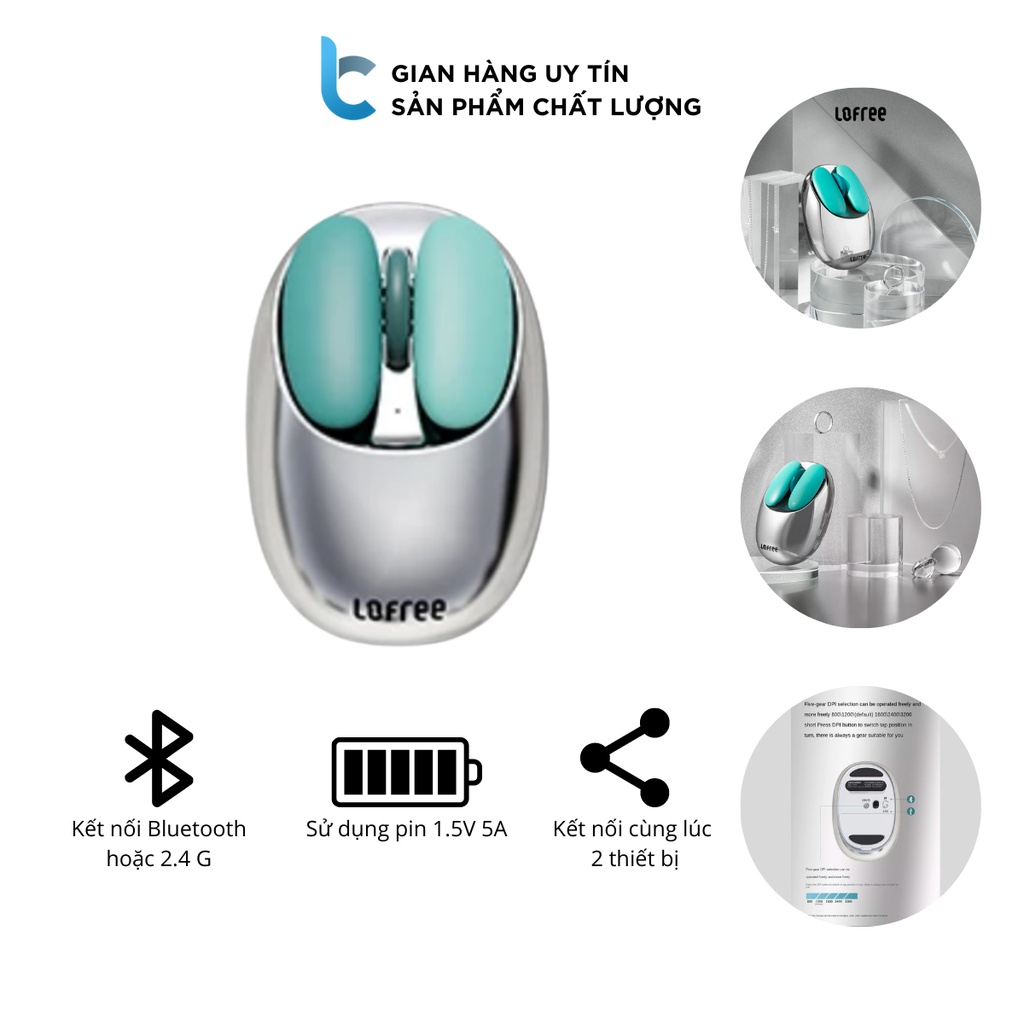Chuột Bluetooth LOFREE Pride of Peacock