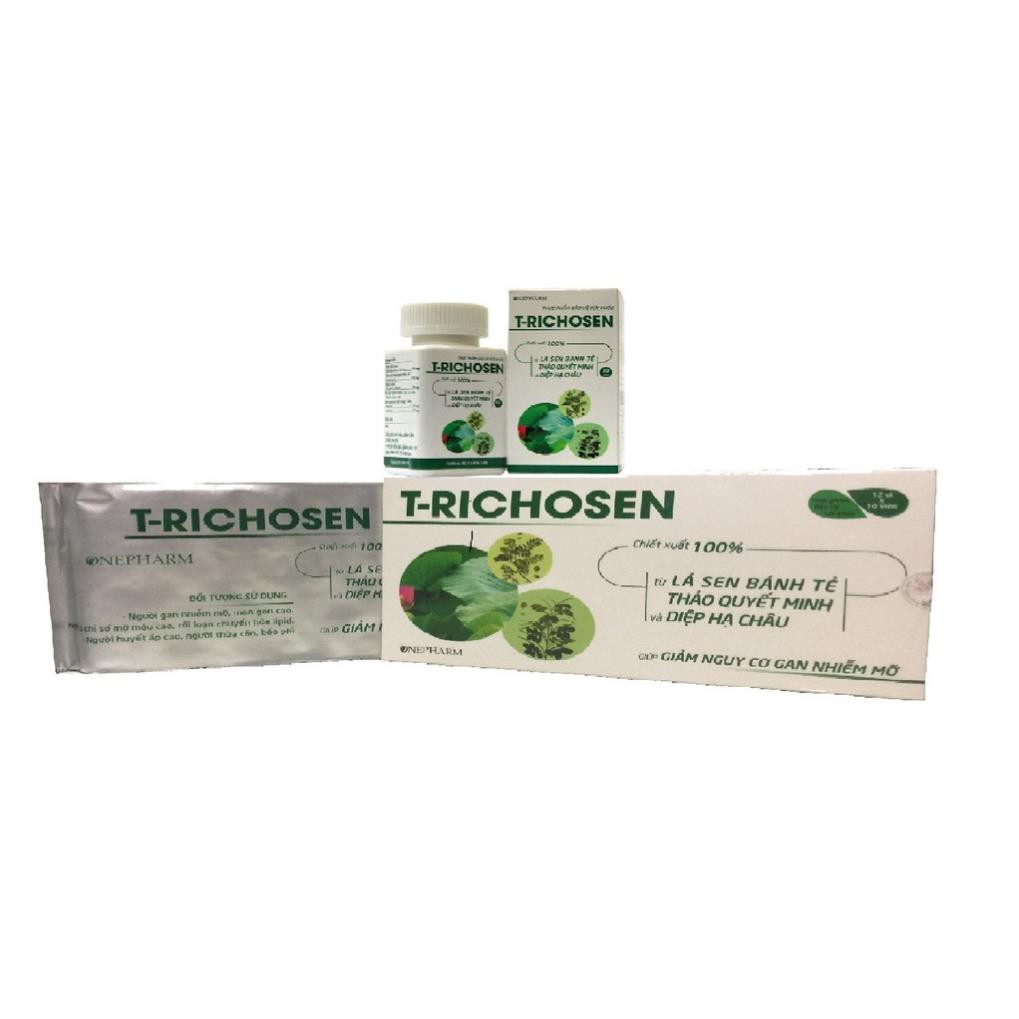 T-richosen hộp 120v tinh chất thảo dược Trichosen giúp hạ mỡ máu, giải độc gan và giảm cân hiệu quả | BigBuy360 - bigbuy360.vn