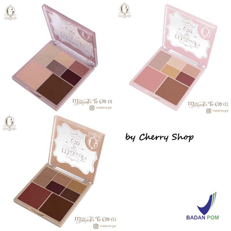 (hàng Mới Về) Bảng Phấn Mắt / Má Hồng / Tạo Khối / Bắt Sáng Madame Gie To Go | BigBuy360 - bigbuy360.vn