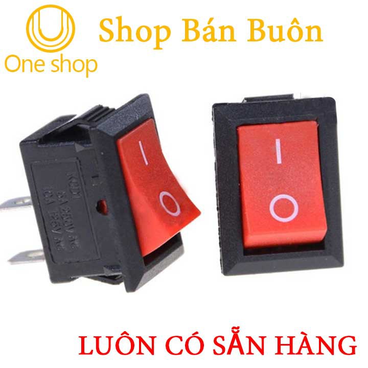 Bộ 5 Công Tắc Bập Bênh KCD1-101 6A 250V 2P