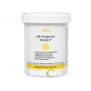 Sáp Wax GIGI All Purpose Wax Microwave Formula (Quà Tặng: dung dịch lau sáp, thanh gạt và giấy wax)