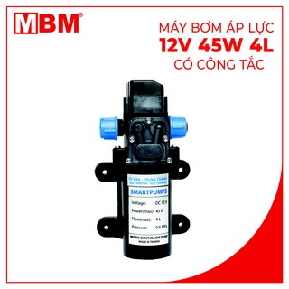 [KHUYẾN MÃI LỚN][NHẬP MÃ GIẢM NGAY 5%]Máy bơm nước mini áp lực 12V45W SMARTPUMPS - HỖ TRỢ KỸ THUẬT TRỌN ĐỜI