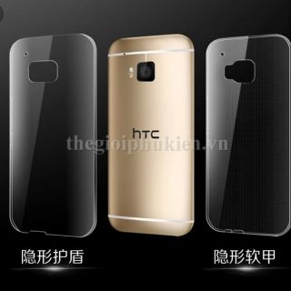 Ốp lưng dẻo silicon htc M9 siêu mỏng trong suốt