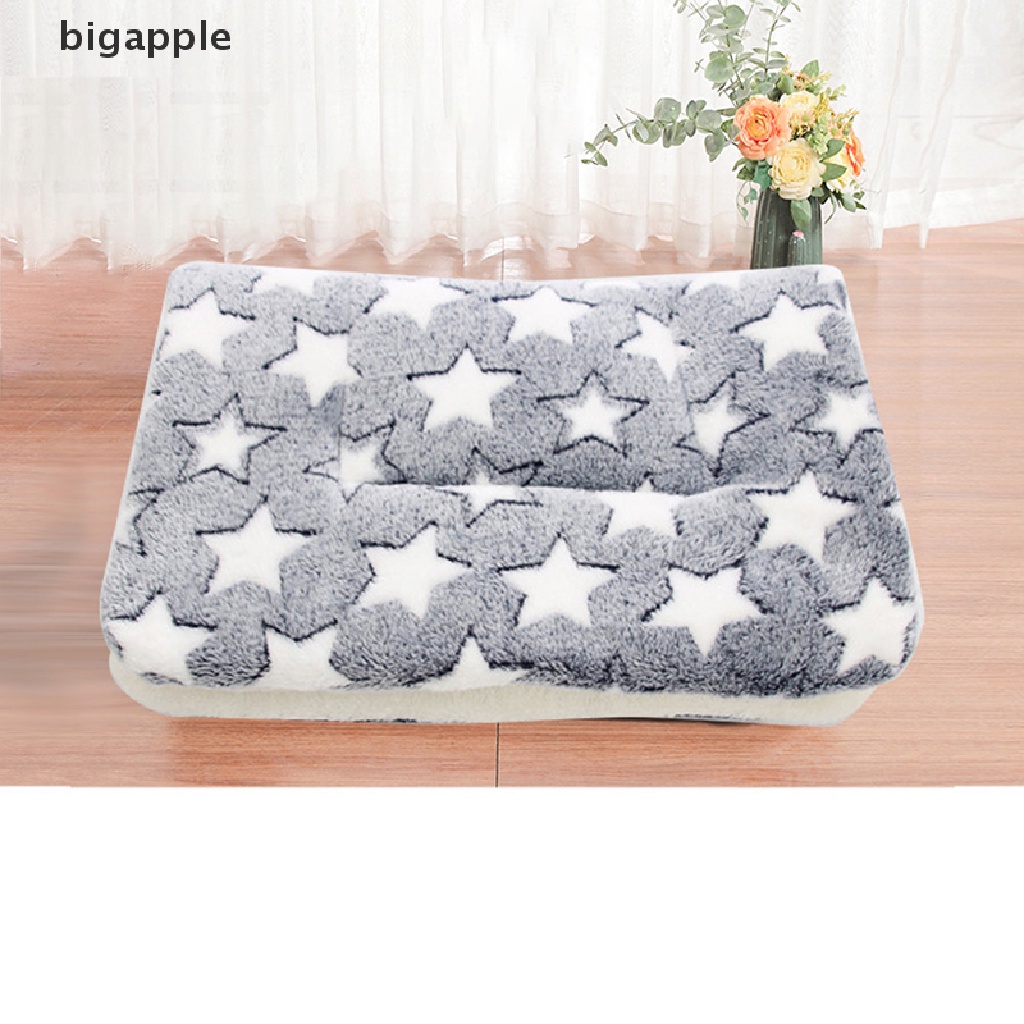 bigapple Dog Bed Pet Cushion Blanket Soft Fleece Cat Cushion Puppy Sofa Mat Pads winter RDG