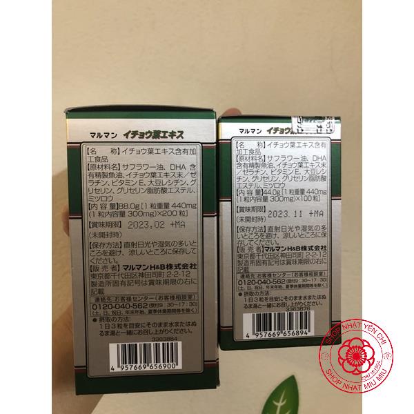 Viên uống bổ não Ginko tiền đình Maruman Nhật Bản