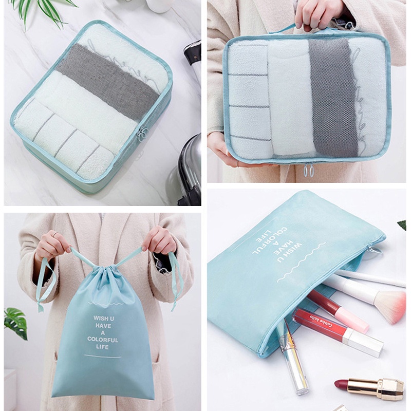 Túi Đựng Đồ Du Lịch Bằng Polyester Chống Thấm Nước Nhiều Kích Cỡ Tiện Dụng