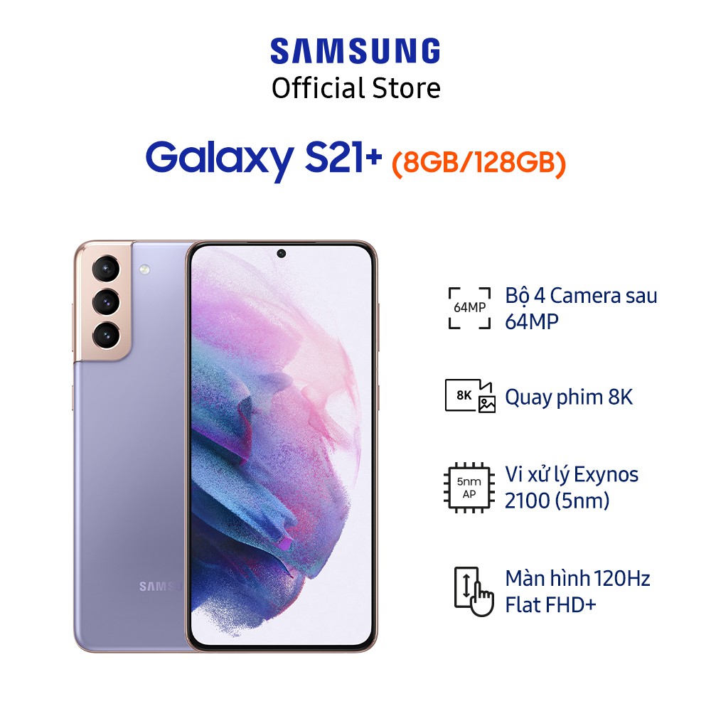 Điện Thoại Samsung Galaxy S21+ 5G (8GB/128B) - Hàng Chính Hãng | BigBuy360 - bigbuy360.vn
