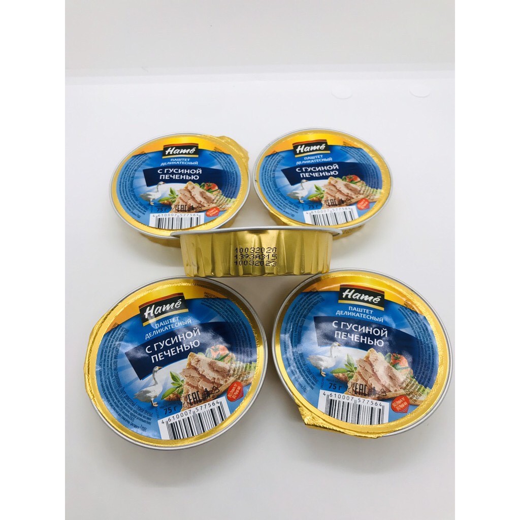 [DATE 01/2023] Pate Gan Ngỗng Hamé 75g - 105g Nhập Khẩu Nga