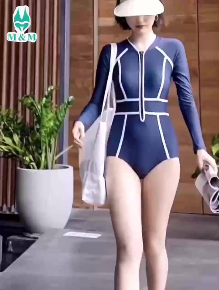 Đồ Bơi Một Mảnh Tay Dài Vải Chất Lượng Cao X119 | BigBuy360 - bigbuy360.vn