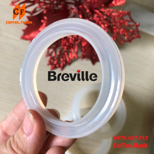 Ron (Gioăng) cao su máy Breville 870/878 -54mm màu trắng trong