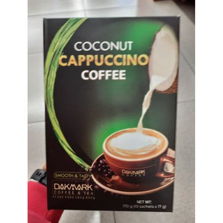 Lô 2 hộp cà phê capuchino dừa Dakmark 170g