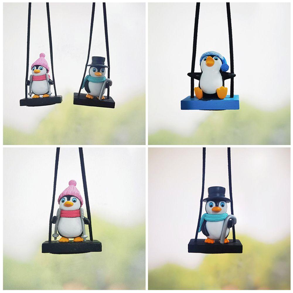 Búp Bê Chim Cánh Cụt Led Trang Trí Xe Hơi Mới